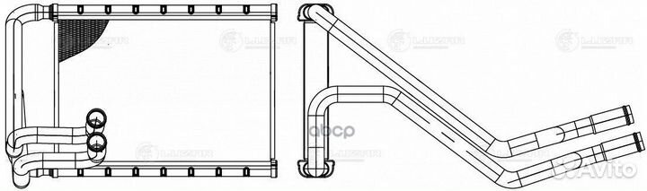 Радиатор отоп. для а/м Hyundai Sonata (05) /Gra