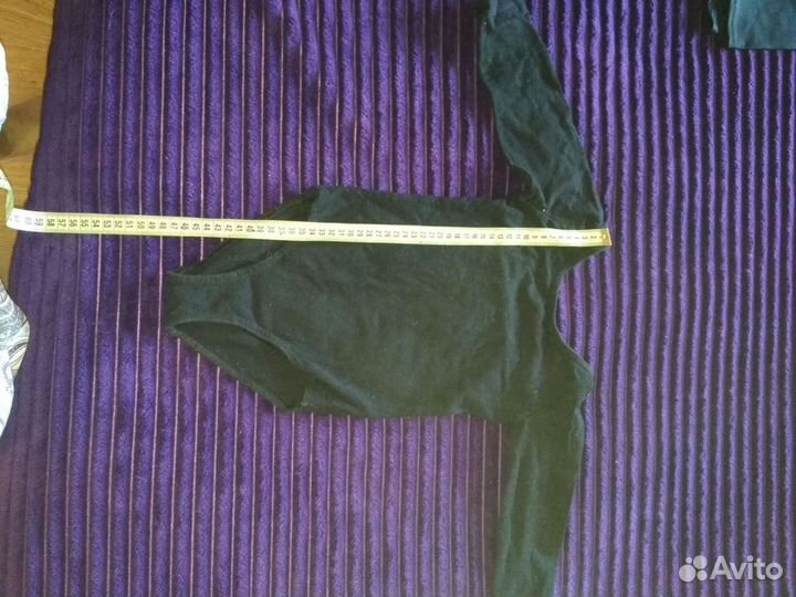 Купальник гимнастический черный хб