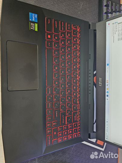 Игровой ноутбук MSI gf66 15'6