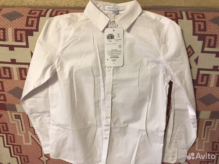 Новый школьный костюм, рубашки, поло рост 134-140