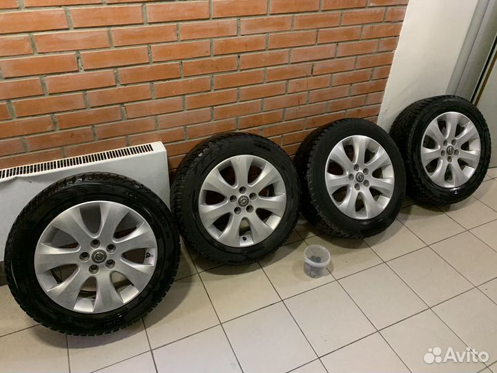 Диски r 16 5x105 и Резина зимняя шип., 205/60