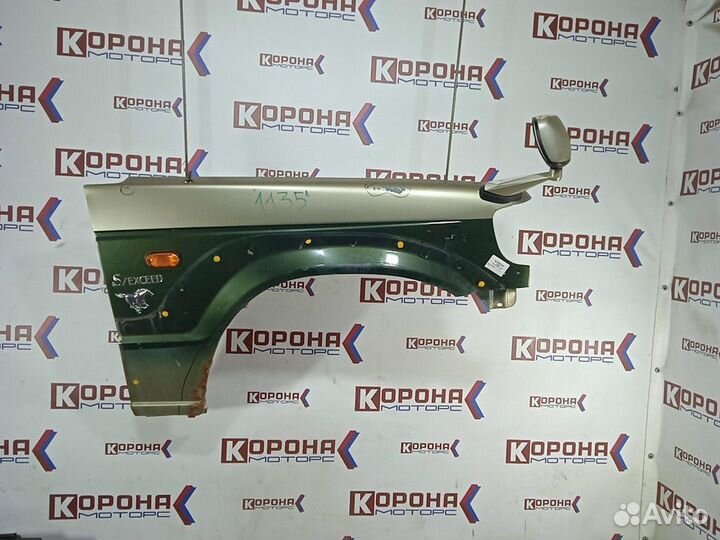 Крыло переднее правое hyundai galloper