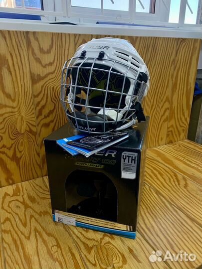 Шлем хоккейный с маской Bauer RE-AKT 100 YTH