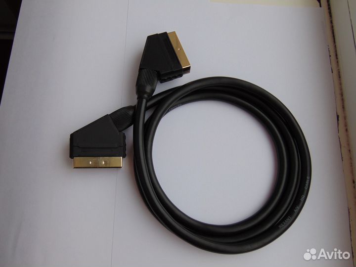 Кабель scart / тюльпан