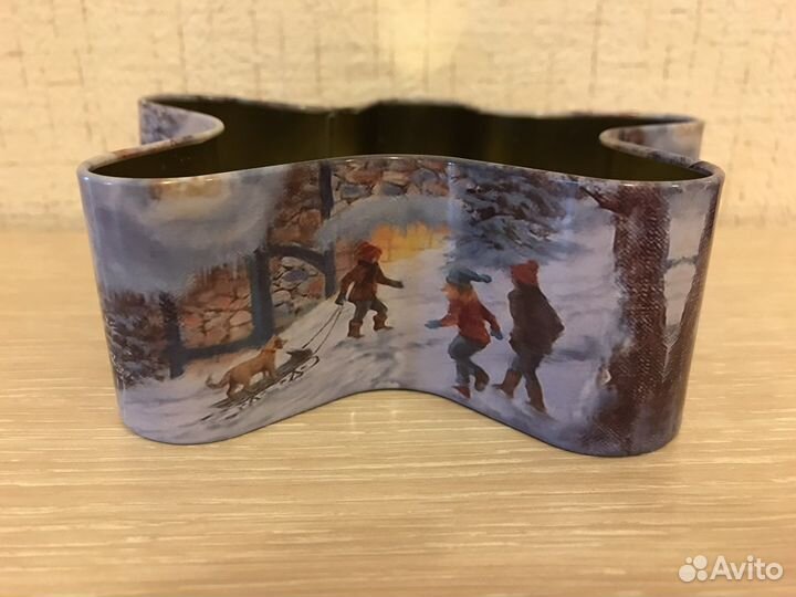 Жестяные банки для хранения конфет, чая