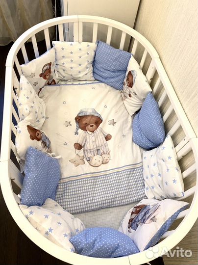 Бортики в детскую кроватку