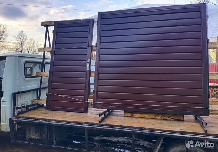 Откатные ворота Гаражные