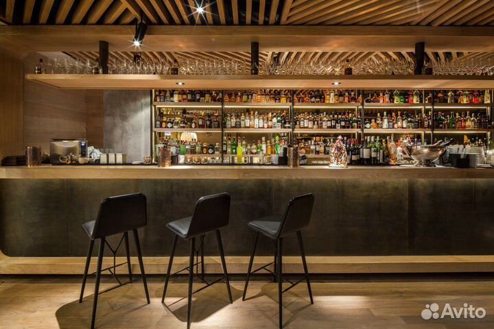 Барная стойка с полками, стойки для кофейни