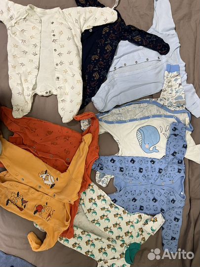 Паки вещей новорожденным 0-3 месяцев