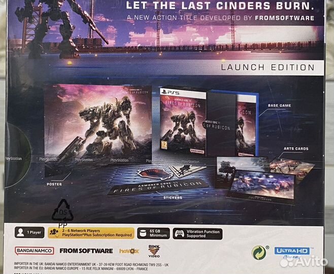 Armored Core 6 : Fires Of Rubicon Sony PS5 Новый