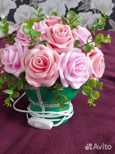 Светильник ночник из изолона