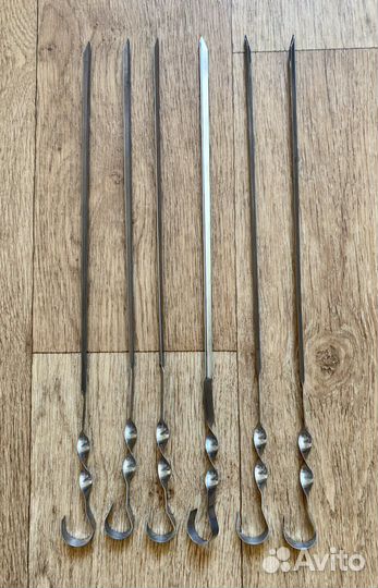 Набор шампуров 6 шт, Решетка-гриль Forester