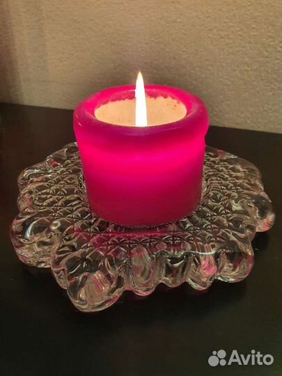 Подсвечник хрустальный