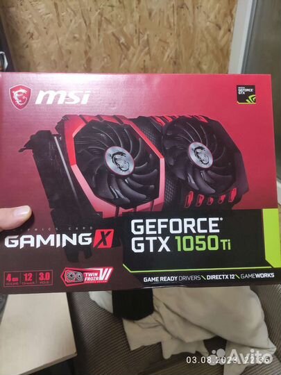 Видеокарта gtx 1050 ti msi