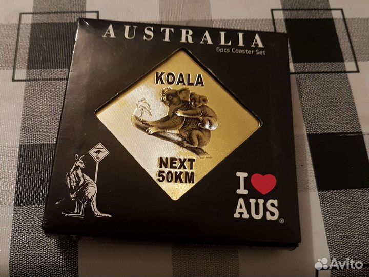 Сувенирные поставки для стаканов Australia