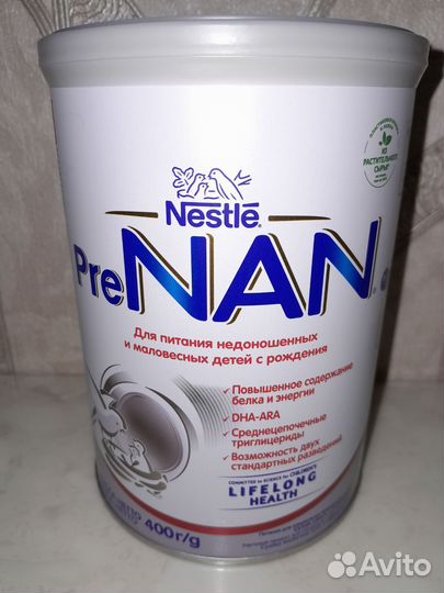Pre NAN для недоношенных и маловесных детей 400гр