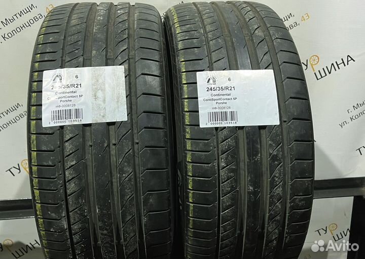 Continental ContiSportContact 5P 245/35 R21 94Y