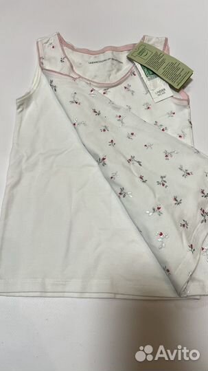 Новые маечки для девочки Benetton 18/24