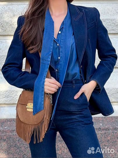 Джинсовый костюм lime 40-42