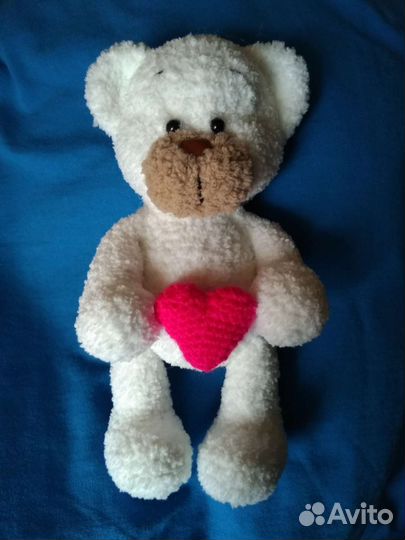 Плюшевый медведь,вязаный крючком