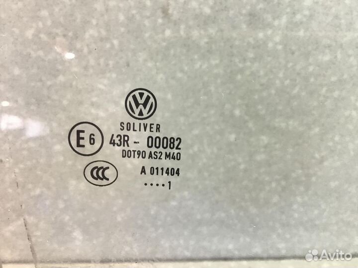 Стекло двери задней правой VW Passat B7 2011-2015