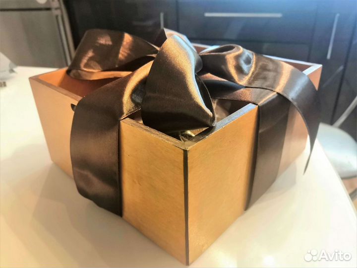 Ящик подарочный деревянный