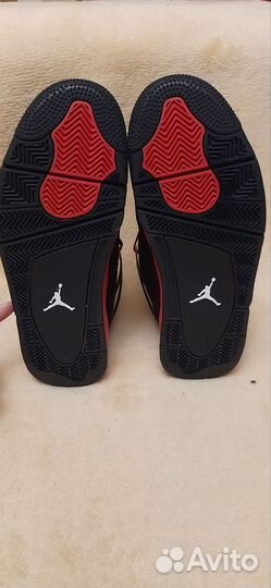 Кроссовки Nike Air Jordan 4 Retro Red Thunder р.45