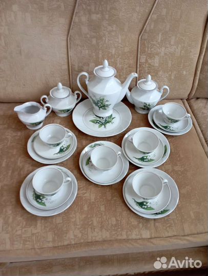 Чайный сервиз новый Рига