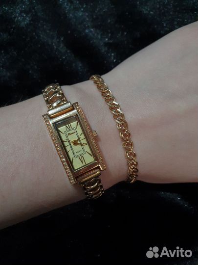 Золотые часы женские 585 ника