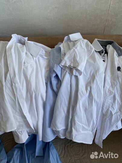 Школьные рубашки для мальчиков 134-146