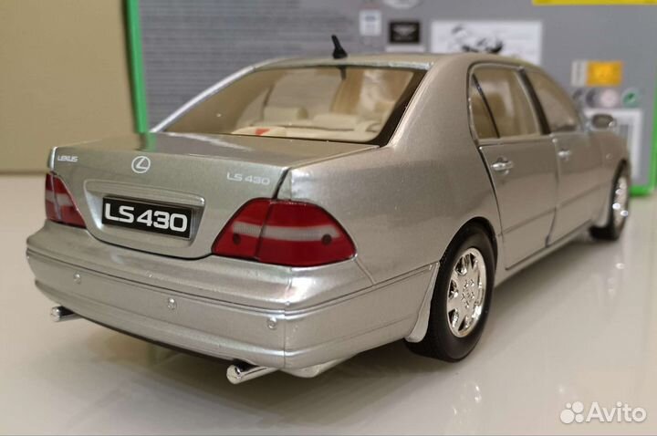 Lexus LS 430 III (2000-2003) Серебро 1:18