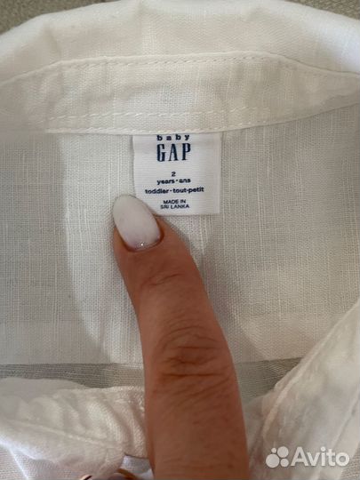 Рубашка детская GAP оригинал размер 92