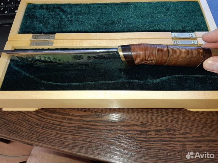 Нож охотничий ручной работы