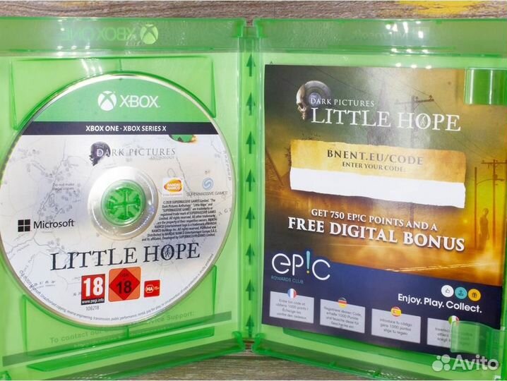 Диск Xbox One Little Hope (Б/У)