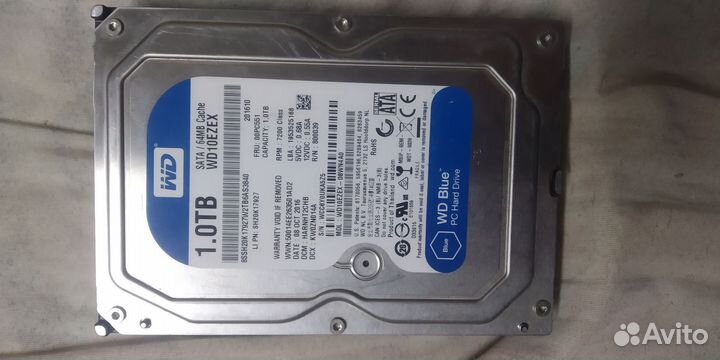 Жесткий диск 1 тб вд