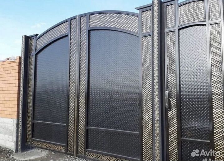 Ворота кованые