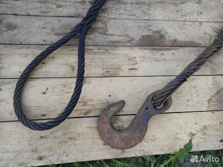 Трос 22мм с крюком