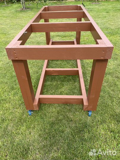 Столярный уличный стол - верстак
