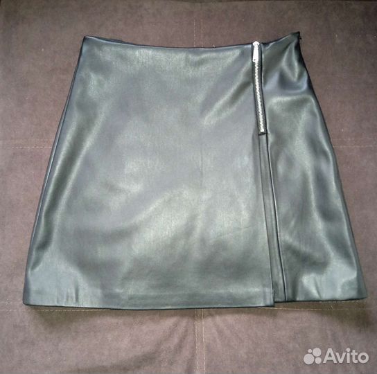 Кожаная юбка