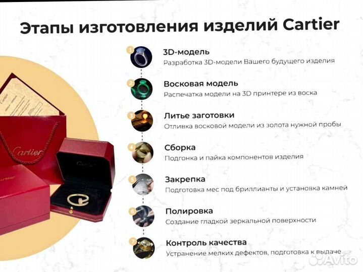 Кольцо Cartier Maillon Panthere из белого золота 1,77ct