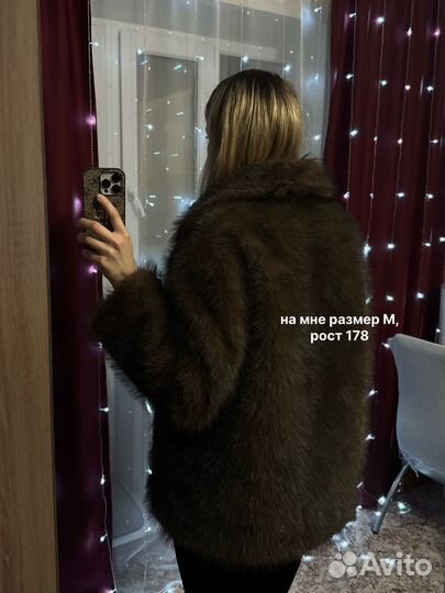 Шуба Эко Искусственная Зара Zara Look online