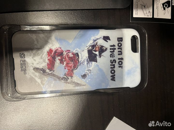 Чехол на iPhone 6 s + защитное стекло