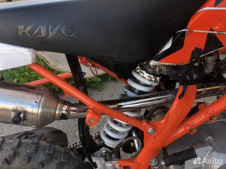 Kayo tt125 со шлемом