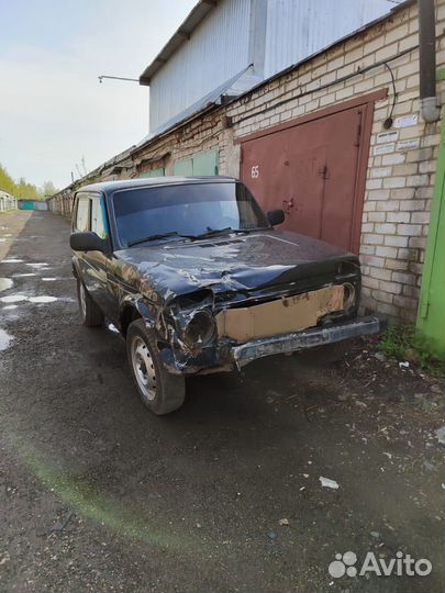 LADA 4x4 (Нива) 1.7 МТ, 2016, битый, 103 801 км