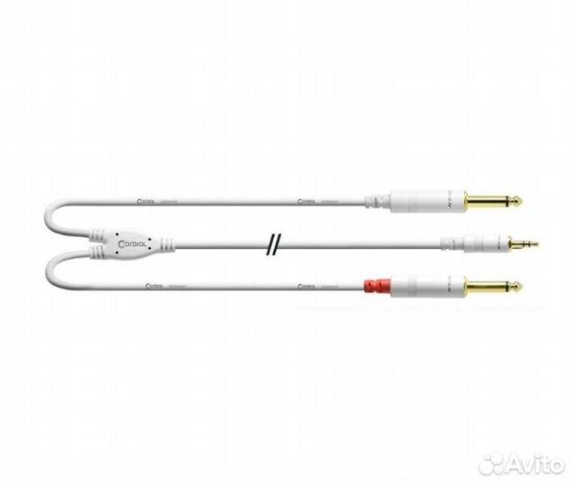Кабель аудио Cordial CFY 1.5 WPP-snow