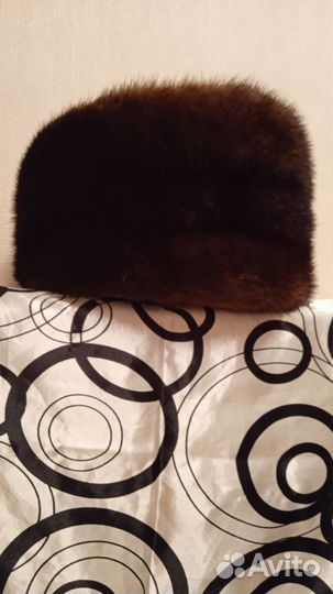 Шапка норковая женская 56,5р