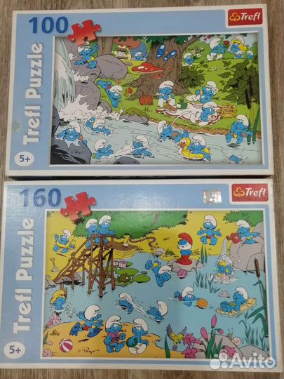 Пазлы Смурфики