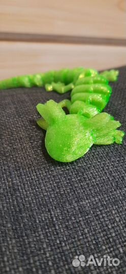 Аксолотль игрушка подвижная антистресс