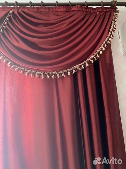 Комплект шторы и тюль бу