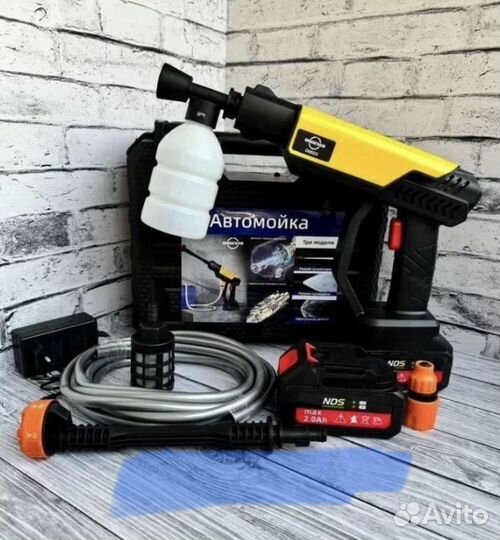 Мойка высокого давления 6в1 аккумуляторная